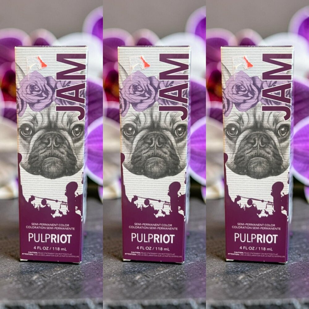 Pulp Riot Semi-Permanent Haircolor 4 oz _Jam_ 3 units